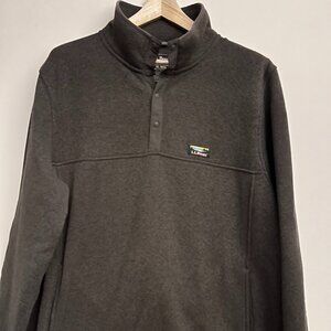 L.L. Bean Men's Sweater Fleece Pullover 298050 Grey, XL Regular